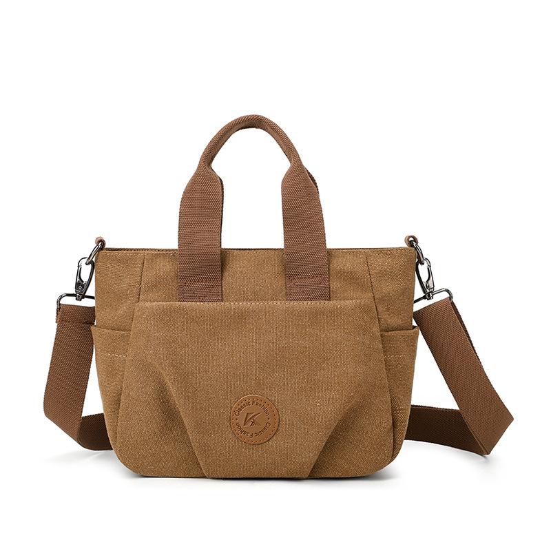 Women's Canvas Bag Large Capacity Crossbody Bag Shoulder Bag