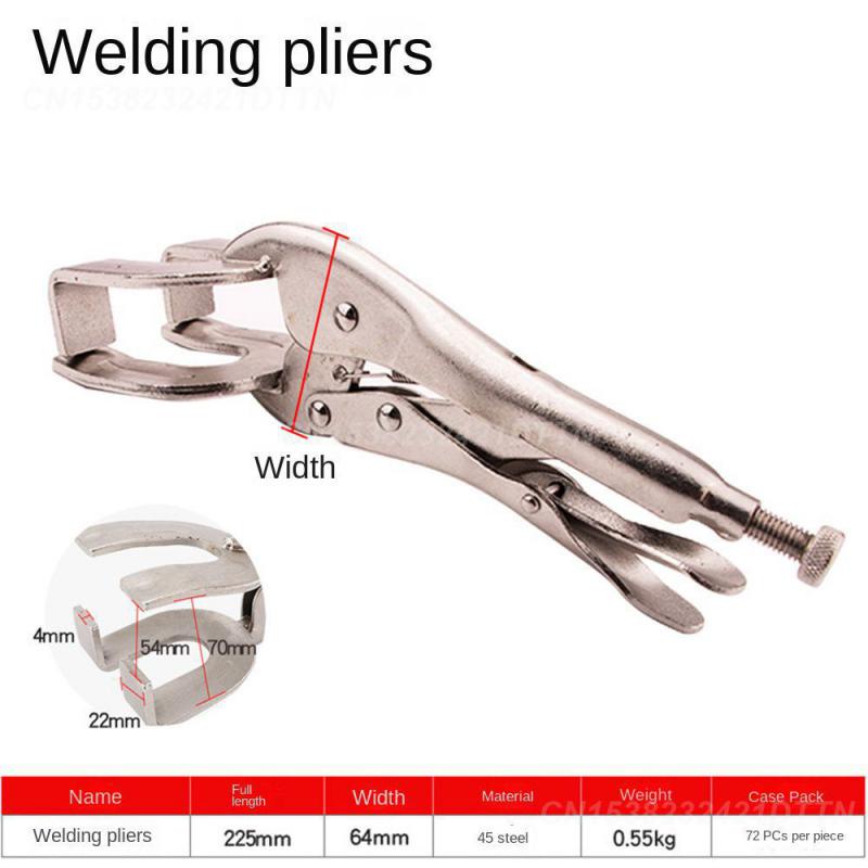 Lock Vise Mini Manual 45 Steel Hand Tools Repair Tools Heavy Welding Adjustable Grip Clamp Anti-skid Locking Pliers