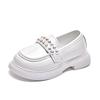 Girls' Leather Shoes Spring New Arrivals, Children's Performance Shoes, British-style Anti-slip Black Princess Shoes for Toddlers and Girls.