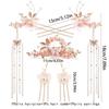 Headpiece Handmade Tassel Flower Fashion Long Hair Comb Headwear Sets Earrings Hanfu Hair Stick