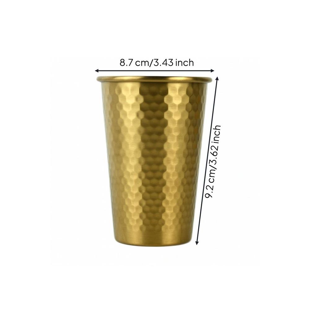 Koperkleurig Beker Lange Levensduur Tumblers Lichtgewicht voor Home Bar, Picknicks