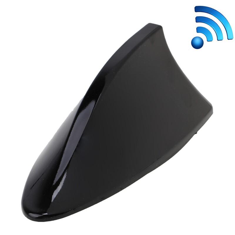 Auto Car Roof Radio AM/FM Signal Shark Fin Aerial Antenna Replacement Kit Black
