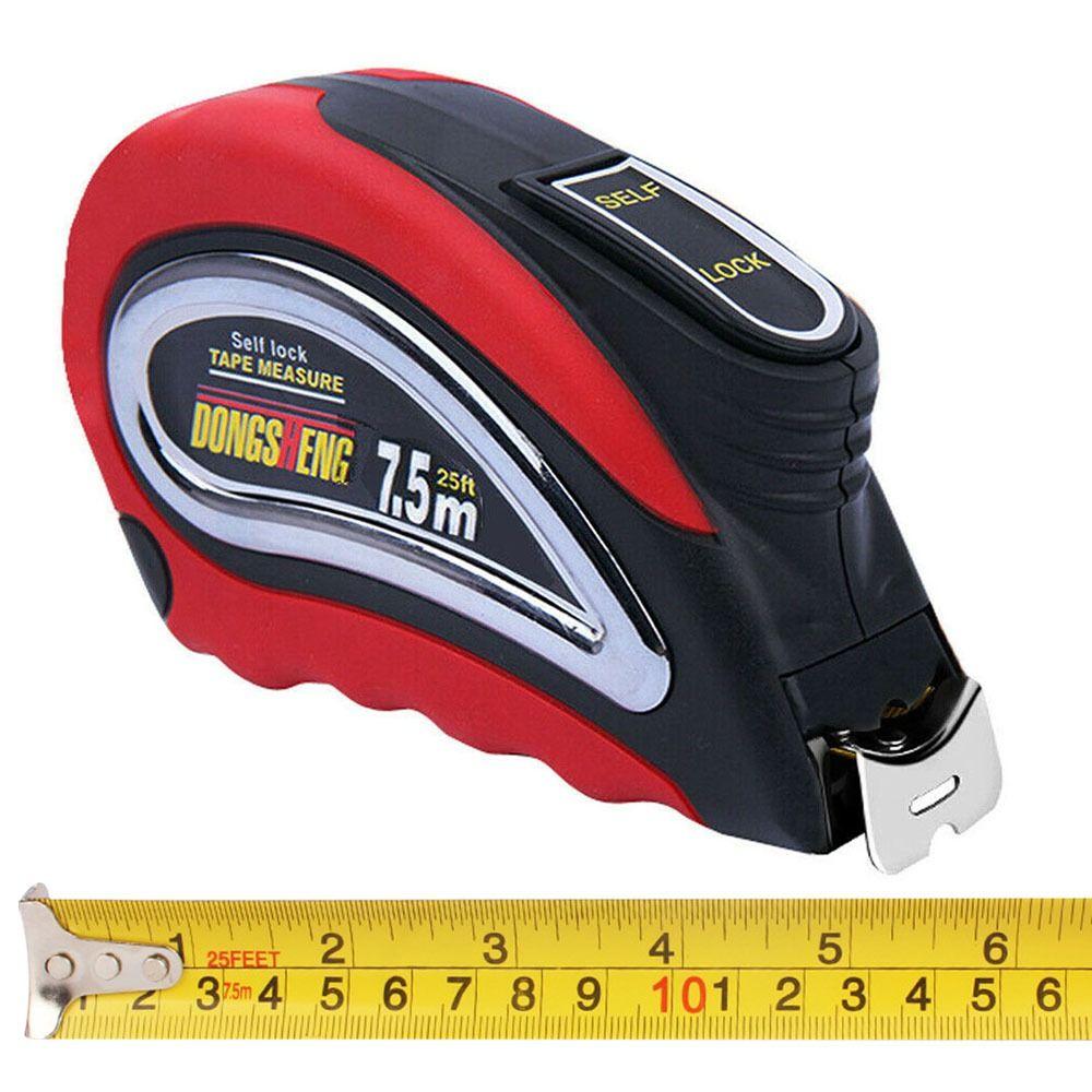 Portable Self Lock Inch Metric Steel Tape Measure Measuring Steel Tape Tape Measure 3/5/7.5m