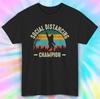 Social Distancing Champion Tee | Sasquatch Bigfoot Graphic | Funny Shirt S-5XL