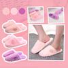 Fashion Solid Color Cotton Slippers Winter Home Indoor Couple Cotton Slippers
