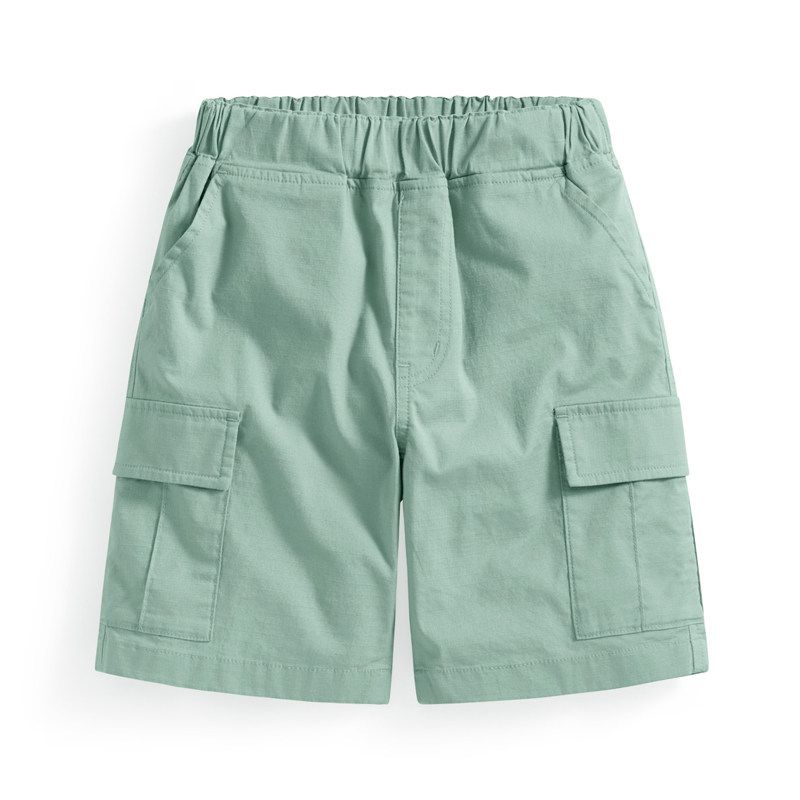 Summer New Style Boys' Cotton Woven Shorts, Comfortable and Soft Summer Pants for Boys