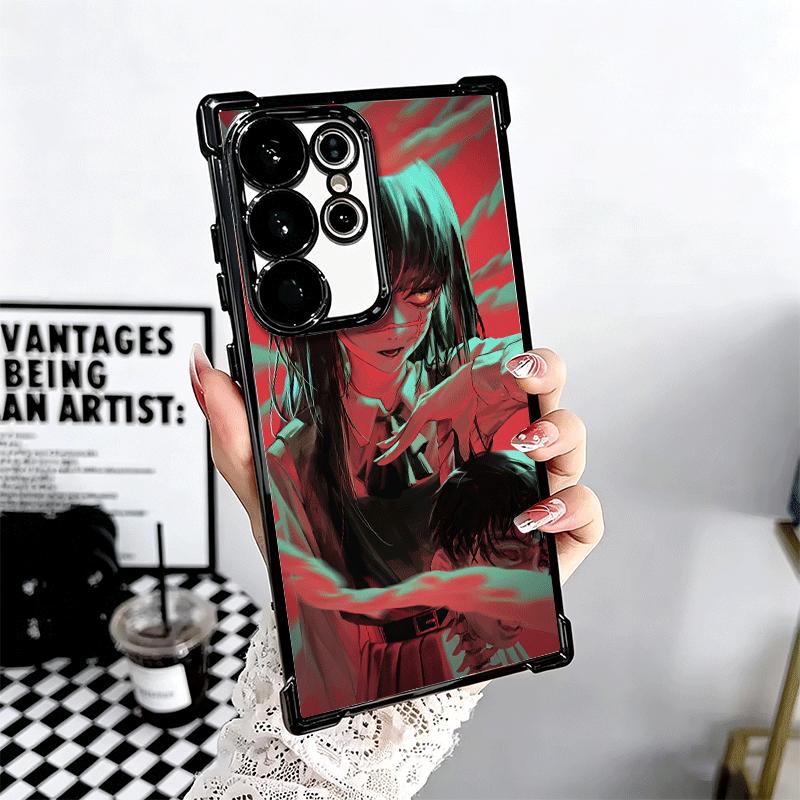 Anime Character Yoru War CSM Soft Phone Case For Samsung Galaxy S26 Ultra S25 Edge S24 FE S23 Plus S22 S21 + S20 Plating Anti-Fa