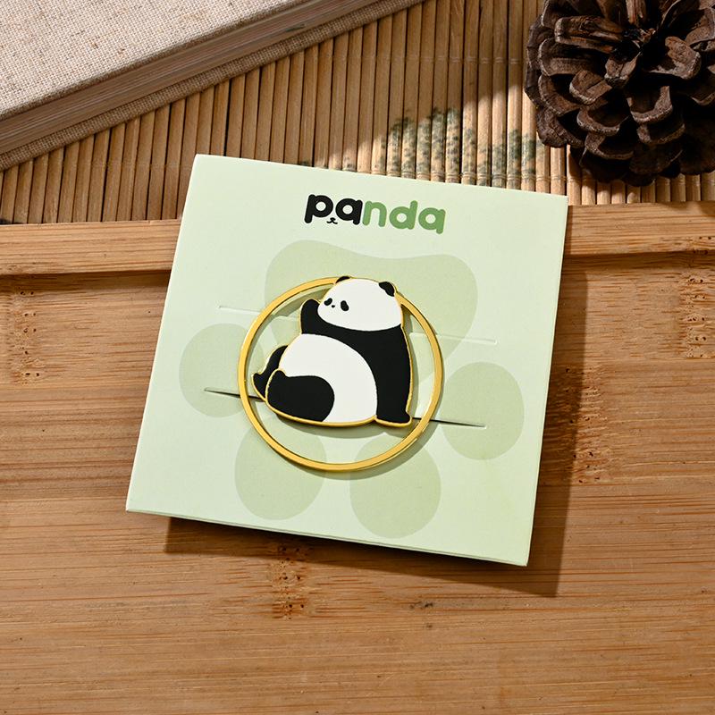 Adorable Panda Metal Bookmark - Festival Souvenir & Children's Reading Page Holder Gift