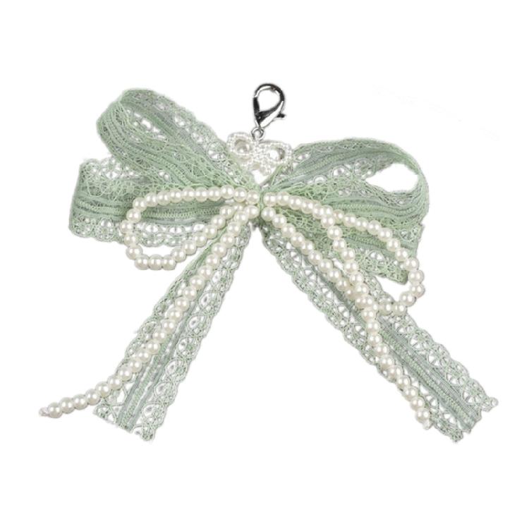 Lace Bowknot Shoe Jewelry for Sneakers Shoelaces Charm Detachable Shoe Clip with Faux Pearls Footwear Accessories