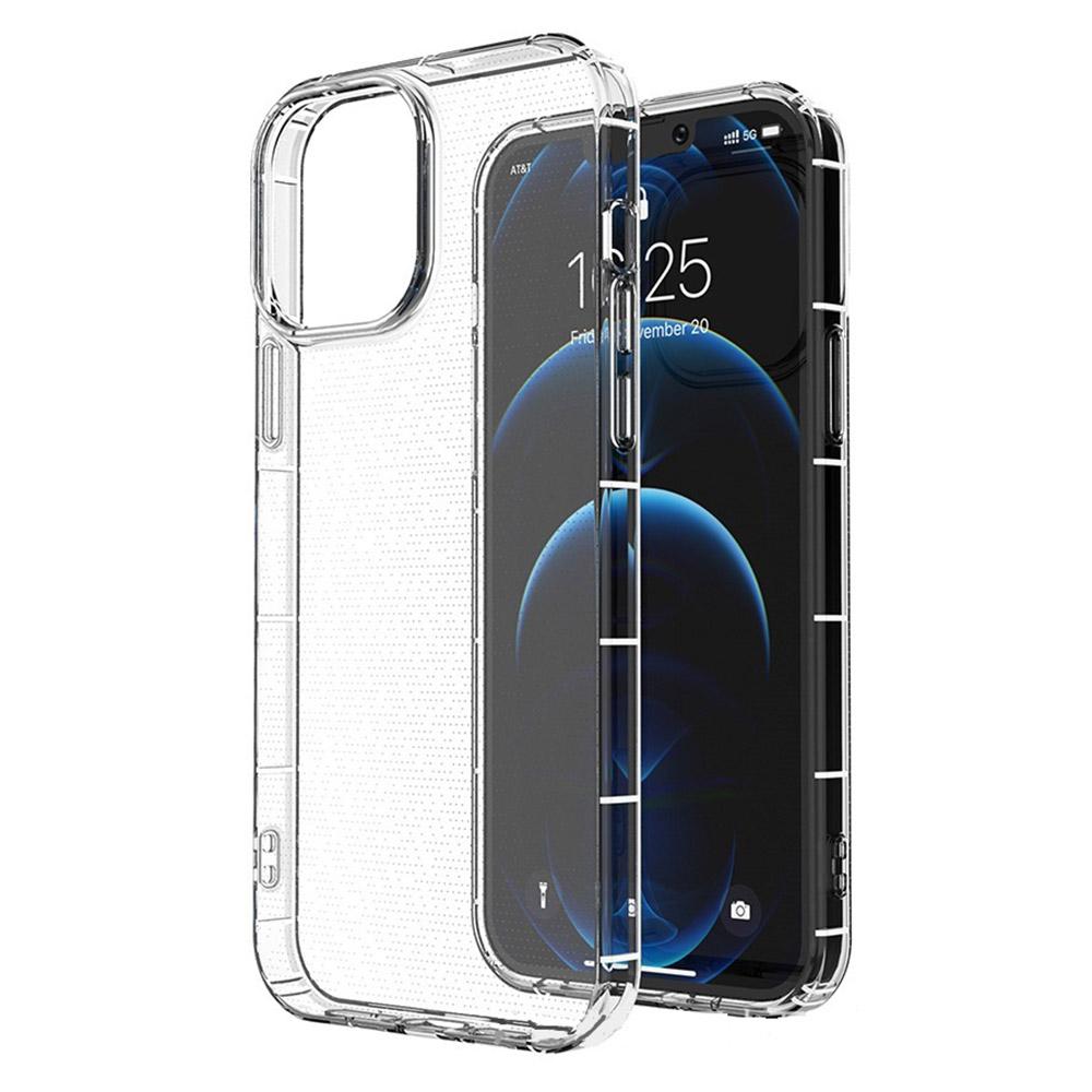 

For iPhone 14 6.1 inch Crystal Clear Airbag Drop-proof Phone Case Anti-scratch TPU Cover A