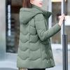 Fashion Winter Jackets Woman Parkas Hooded Loose Thick Warm Women's Long Coats