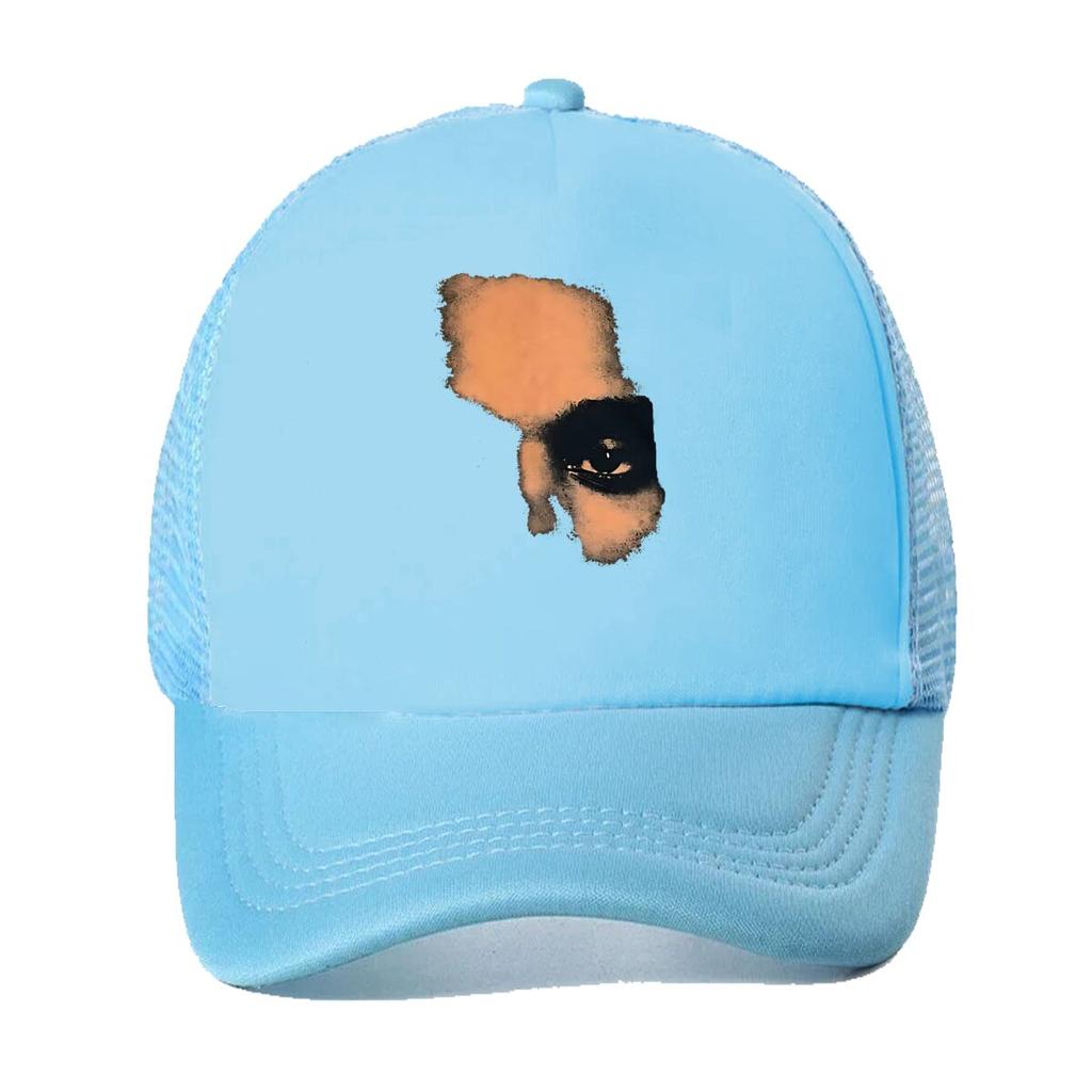 Abstract California Map Art Fashion Mesh Baseball Cap Breathable Casual Hats Outdoor For Unisexs And Womens