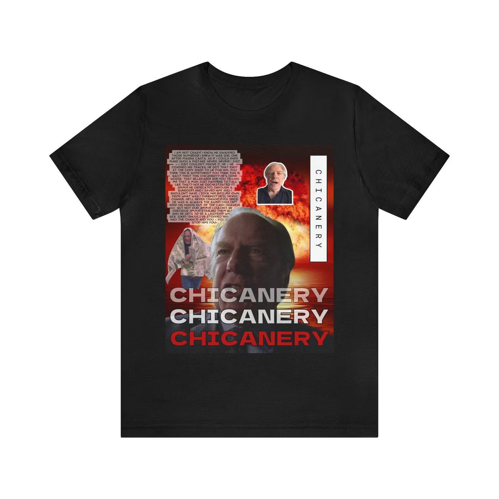 CHICANERY Chuck McGill Retro Better Call Saul Funny Meme shirt M