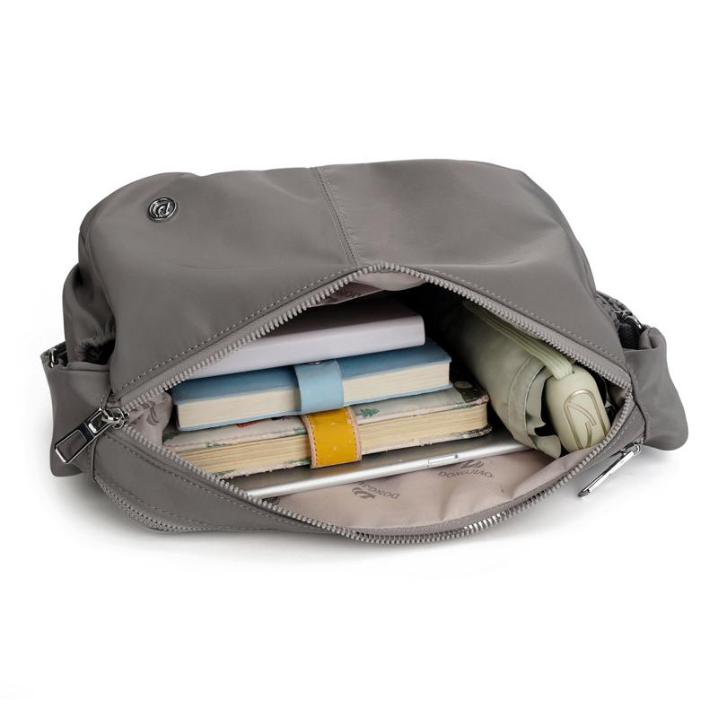 Bolsa Transversal Feminina Bolsa de Ombro Plissada para Exterior