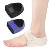 Adjustable Silicone Heel Pads Gel Protective Sock Sleeve Velcro Heel Sleeve With Strap Shock Absorption Relieving Leg Pressure