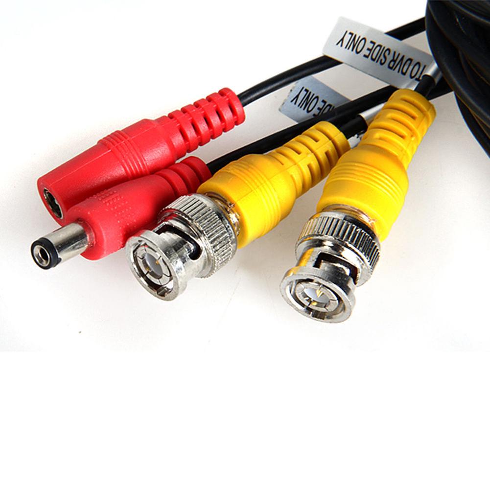 40m BNC DC CCTV Security IP Camera DVR Data Power Extension Cable Lead Wire UK