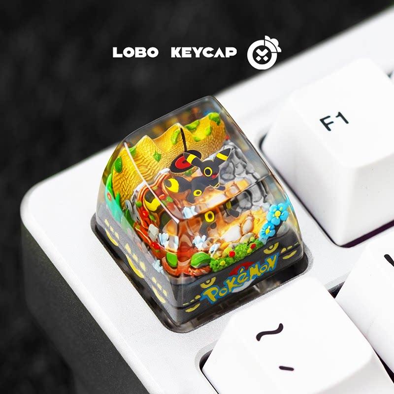Anime PokéMon Dreamy Eevee Cubone Shaymin Series Fun Character Keyboard Resin Casting Workmanship Keycap Esc Custom Edition Gift