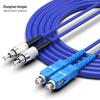 Zhongtianhengke Armored Indoor Telecom-Grade Single-Mode Dual-Core Fiber Optic Patch Cord