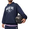 Li Ning Badfive Casual Loose Sweatshirt Men Tops Deep-Navy-Blue AWDU263-6