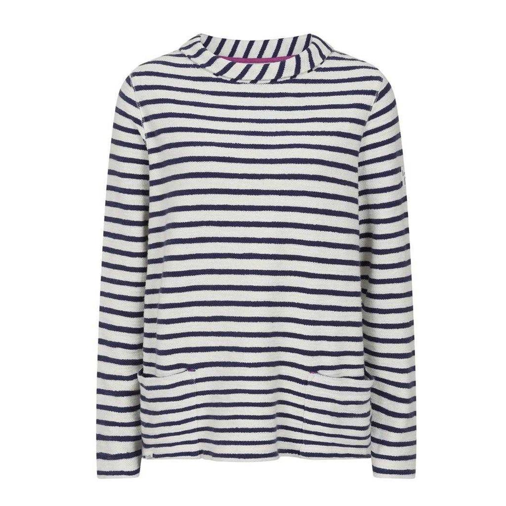 Lazy Jacks Womens/Ladies Textured Stripe Sweatshirt