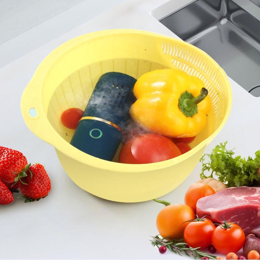 Cordless Vegetable Cleaner Device Multifunctional Fruit Vegetable Washer For Grains