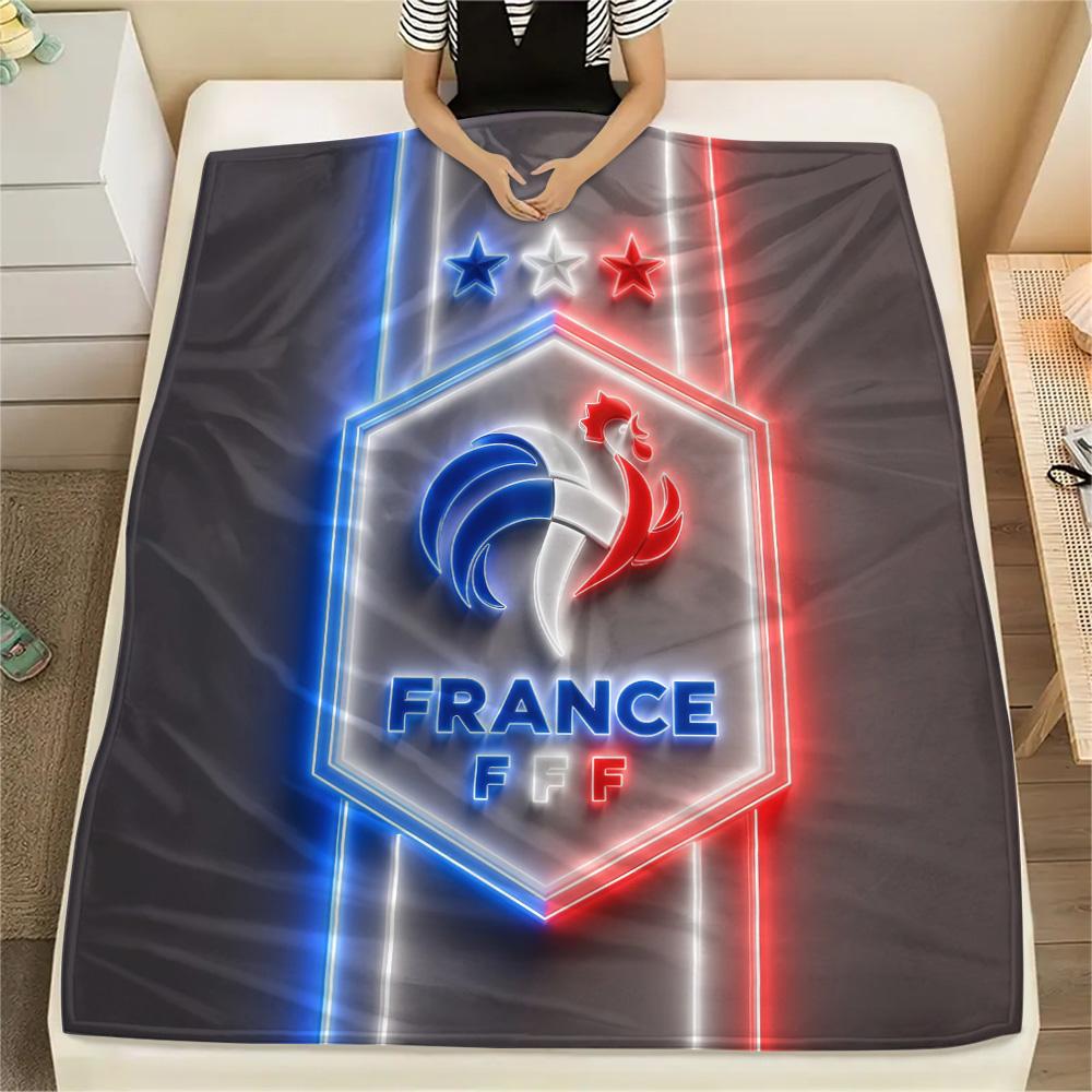 France National Football Team2 Flannel Blanket, High Quality Comfortable for All Seasons, Home Decor, Warmth and Comfort