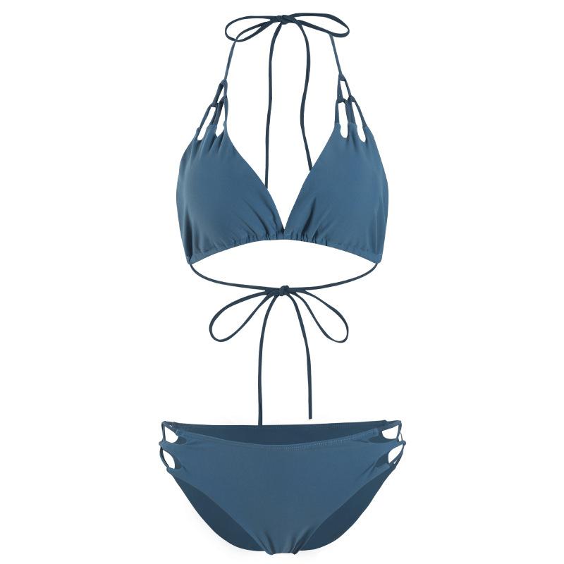 European and American style Ins sexy three-point bikini swimsuit Muse split beach vacation swimsuit hot spring