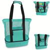 A Multifunctional Outdoor Travel Bag, Including A Toiletry Bag, Summer Items, and A Creative Mesh Beach Bag for Outdoor Trips.