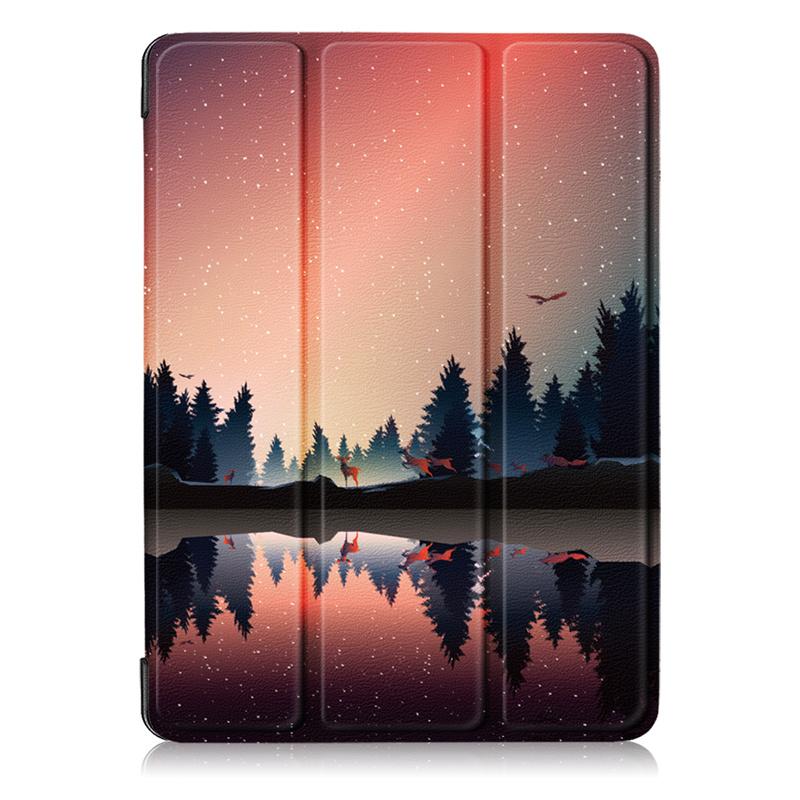 

Трискладна шкіряна підставка, тверда обкладинка Smart Cover для iPad Pro 11 дюймів 2024 р., складаний магнітний тримач 5-го покоління, мультфільм For iPad Pro 11 2024