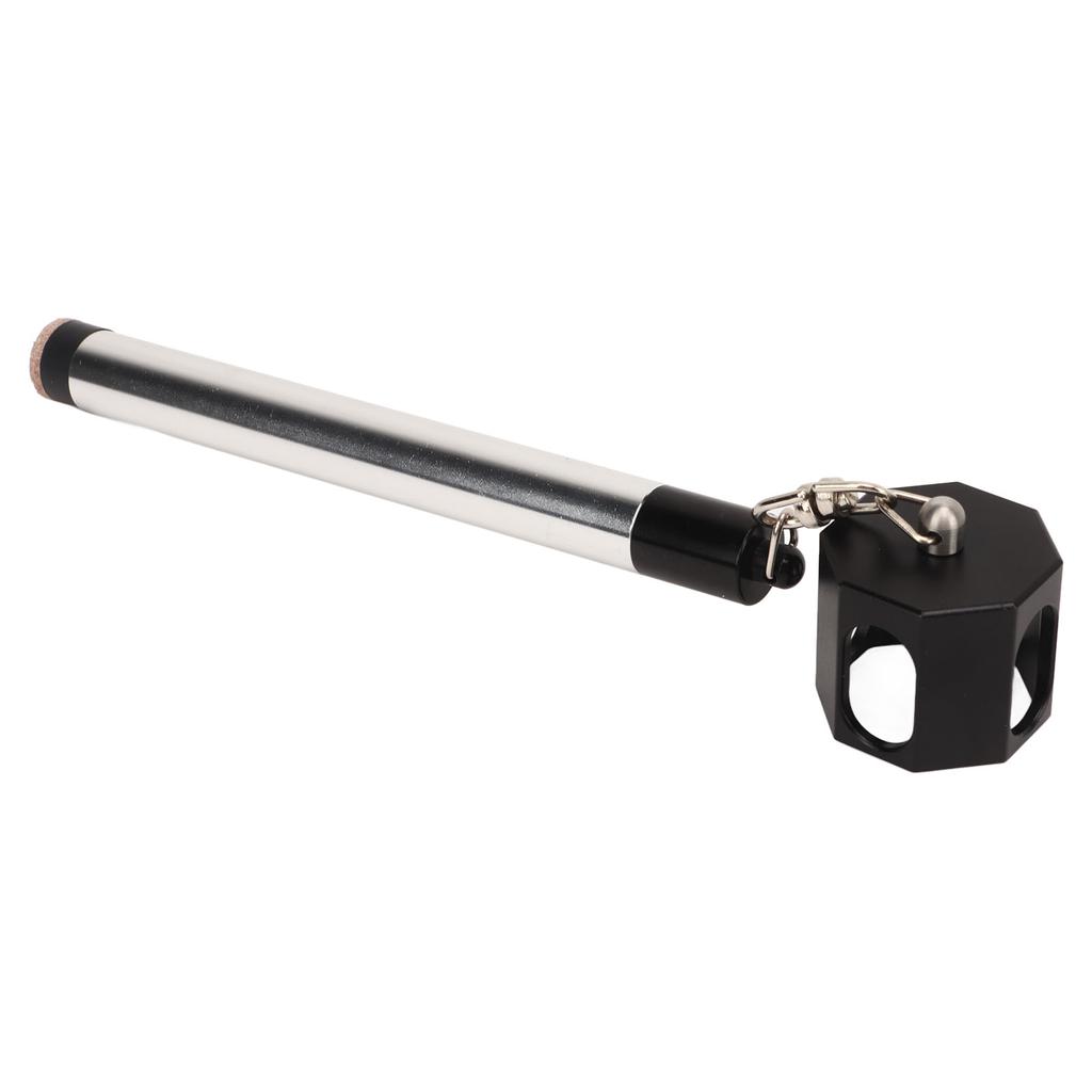 2 In 1 Pool Cue Chalk Holder Billiard Cue Tip Pricker Nonslip Chalk Holder For Billiards Silver Black