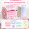 256 PCS/Set DIY Memo Pad Pull-out Design Labels Stickers Sticky Note  School Office Supplies