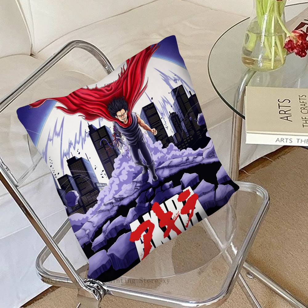 Akira Anime Pillow Case Square Pillow Bedroom Sofa Leisure Comfort Cushion Car Living Room Home Decoration