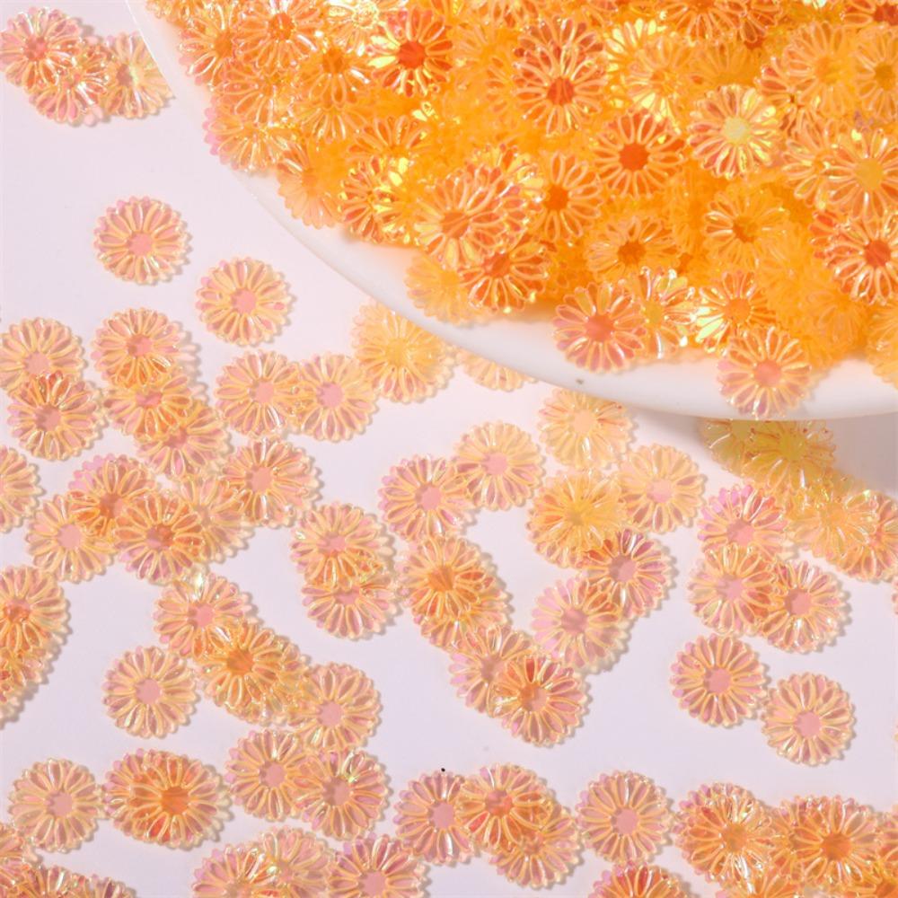 Phone Case Decor Daisy Sequins Glitter Nail Art Slime Fillers Flower Loose Sequins Handmade