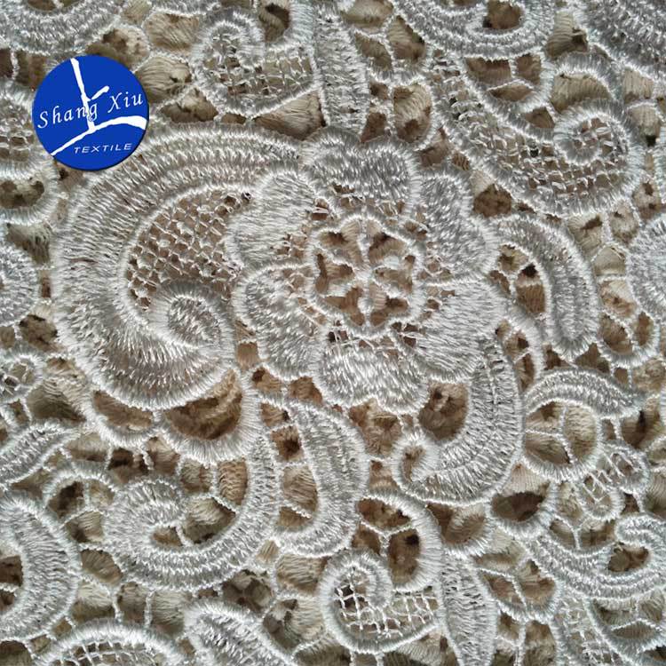 Water Soluble Lace, Cashew Pattern, Embroidery Cloth, Embroidery, Polyester Silk, Full Width, Three-Dimensional, Hollow, Classic