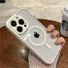 Luxury For Magsafe Magnetic Wireless Charging Case for iPhone 15 14 Plus 13 12 11 Pro Max Shockproof Soft Bumper Clear Cover