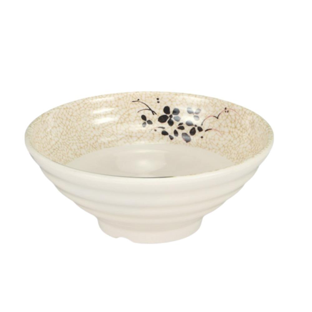 Red and Black Ramen Bowl Melamine Soup Bowl Tableware Fruit Salad Bowl  Commercial