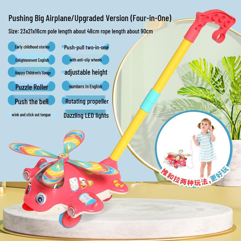 Kinder Flugzeug Lauflernhilfe & Geschichten-Buggy Spielzeug