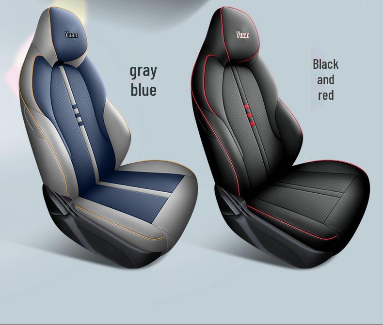 BYD Yuan Plus Universal Car Seat Cover - Four Seasons Breathable Leather Full Surround Cushion
