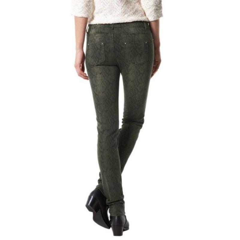 Elastic Fabric Five Bag Models Mid-Waist Pencil Pants Casual Pants Fashion Spring and Autumn New Python Pants Thin Elegant Special Offer