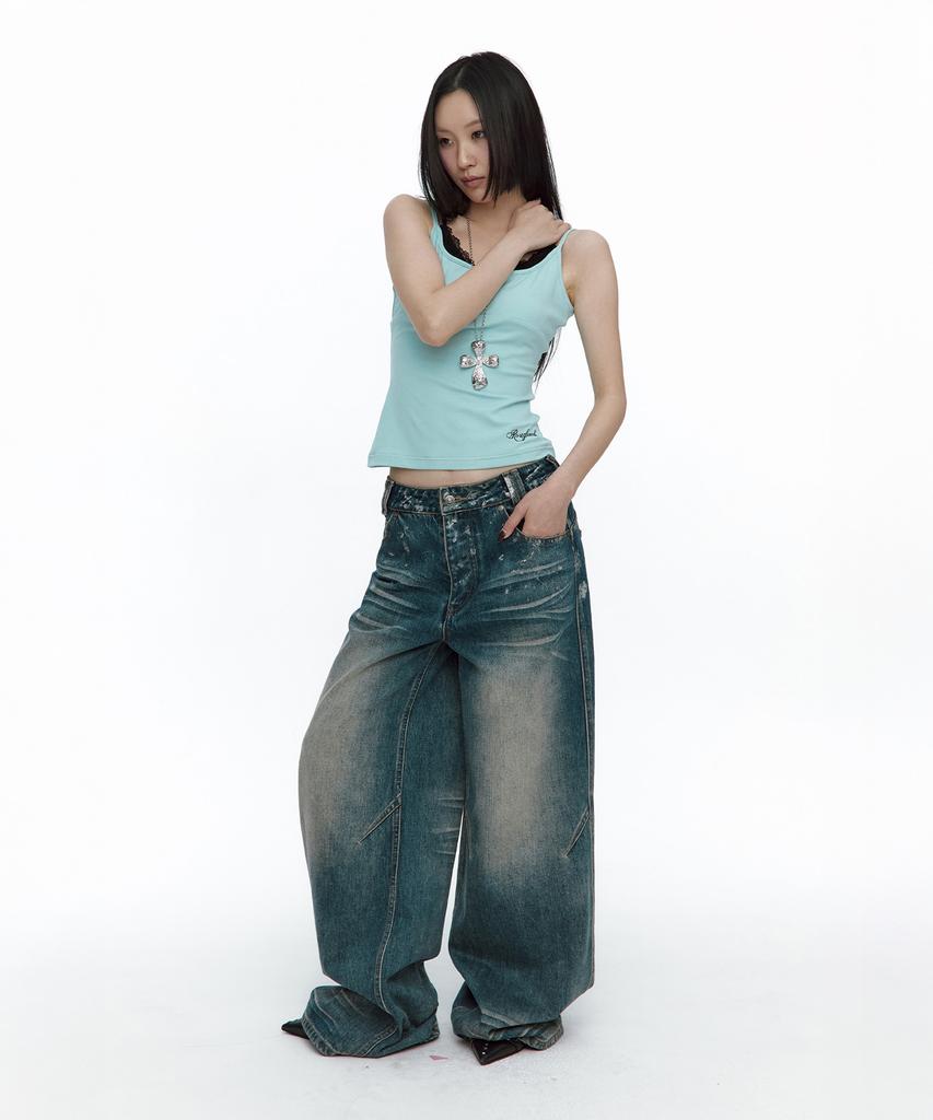 ROUGHNECK Layered Sleeveless Mint