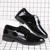 Men's Casual Leather Business Casual Shoes | Soft Sole, Slip-Resistant, Korean Style Comfortable Walking Sneakers for Daily Wear