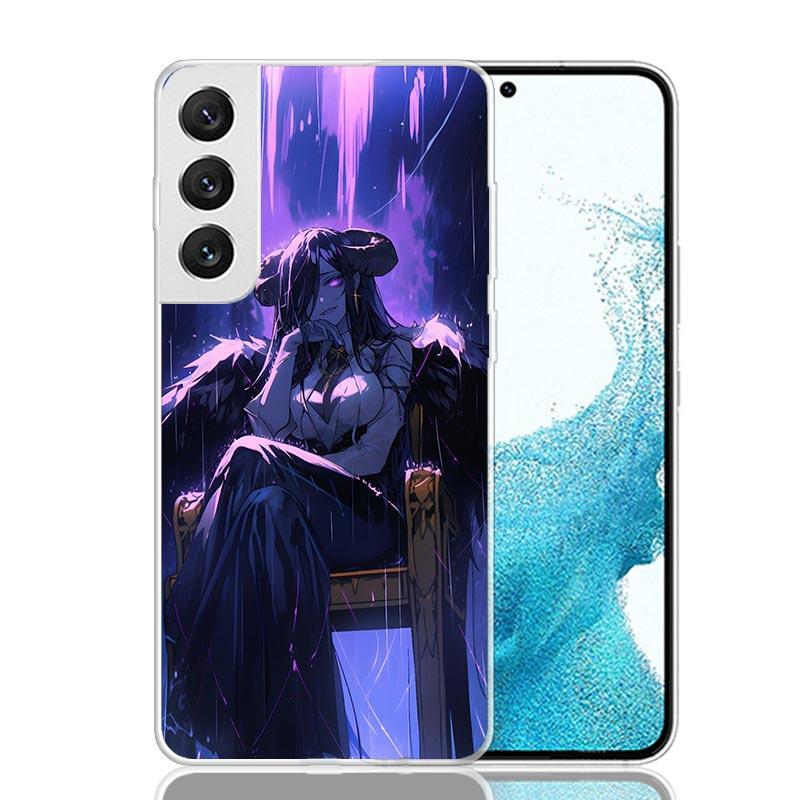 Albedo Overlord Anime Phone Case For Samsung Galaxy S26 S25 Edge S24 S23 FE S22 Ultra S21 Plus S20 + Fundas Cover Coque Galaxy S