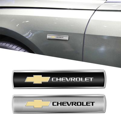 1 pièce Badge d'aile de voiture en alliage métallique Côté gauche et droit Autocollants de carrosserie et d'aile Pour Spark Cruze Onix Sail Aveo Cobalt Epica S10