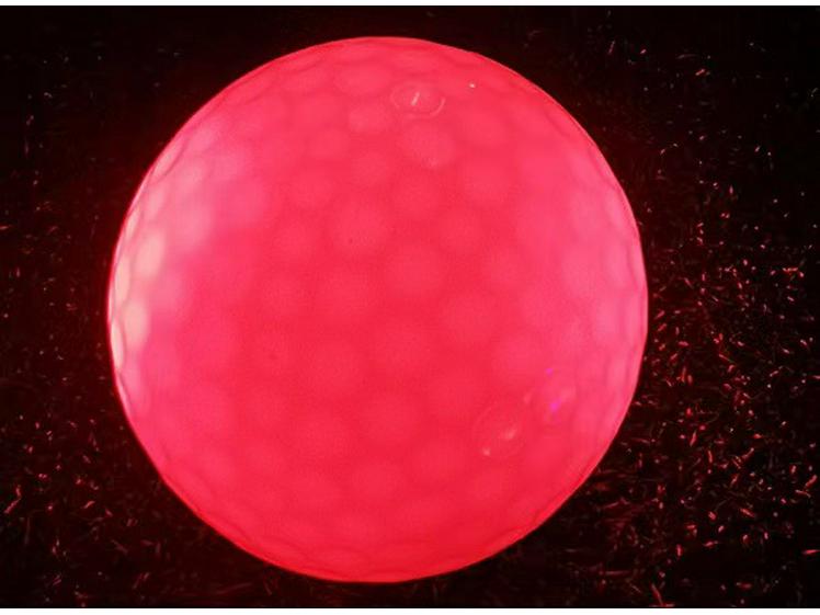 New Golf Competition Ball: LED Luminous Seven-Color Night Flashing Ball