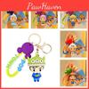 Manmiao Elsa Three-eyed Creative Car Keychain Cute Backpack Pendant Wholesale