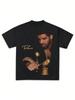 Drake Take Care Graphic Music Fan Black T Shirt, Casual Soft, Pure Cotton 220g Pattern Printed T