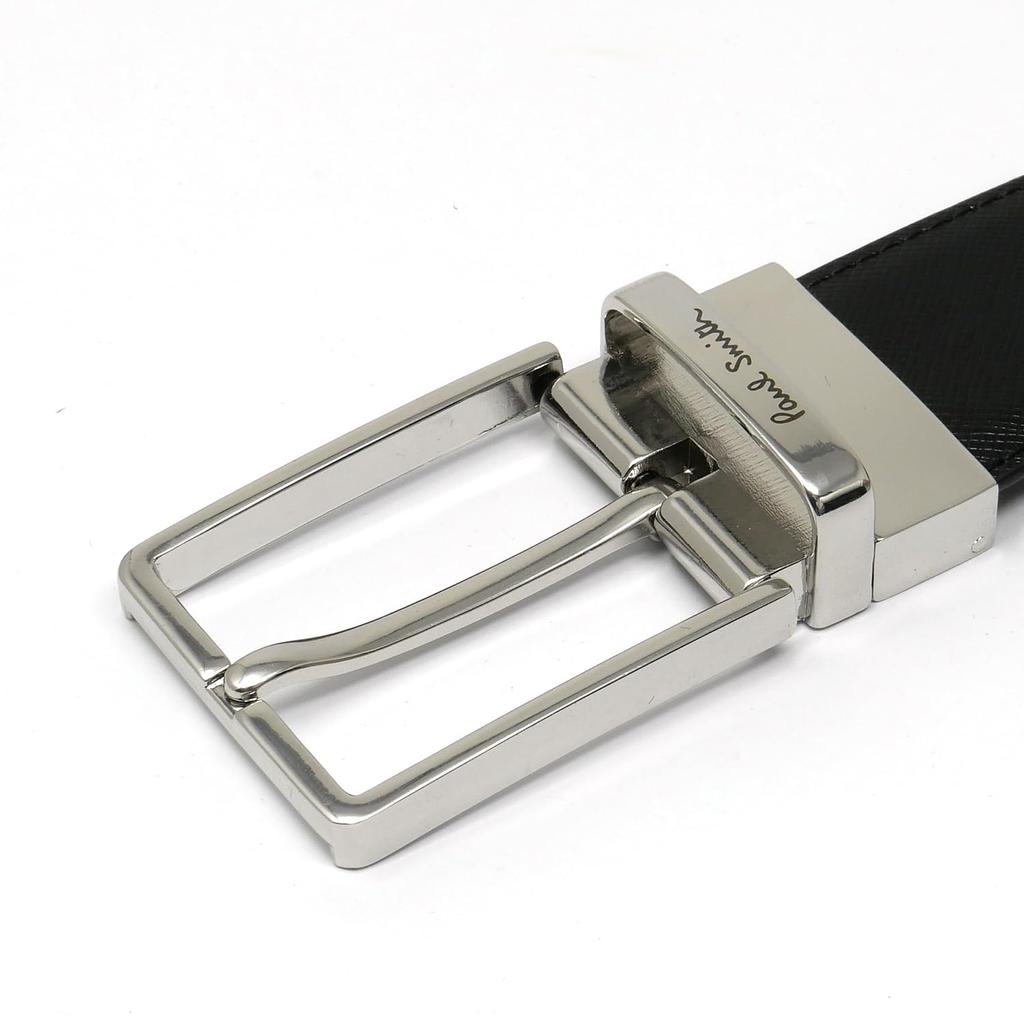 Paul Smith Reversible Leather Belt Simple Includes Care M1A 4437 Men's Set, Design, Cloth, (Type C)