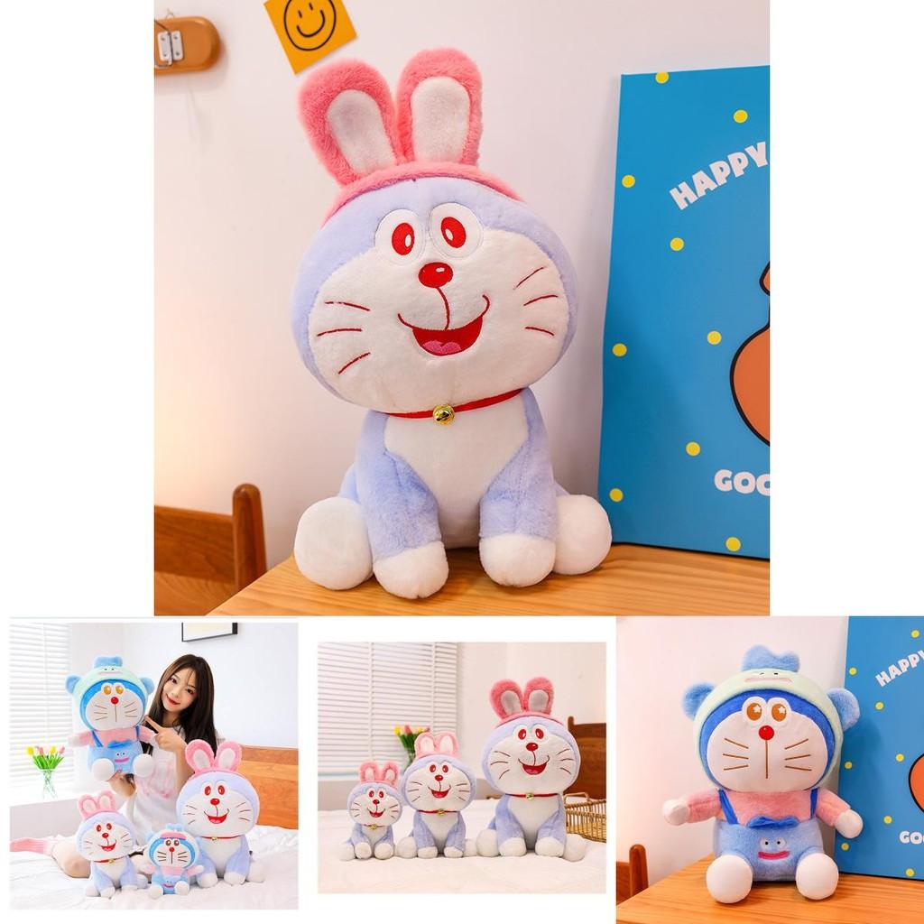 Adorable Transformation Cat Plush Toy With Long Fur Ideal For Holiday Gifts