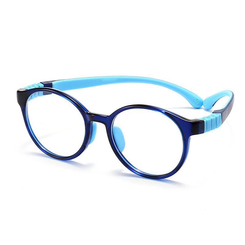 Kids Antiblue Light Glasses With Frame And Clear Uv Protection For Home Use