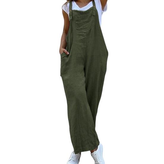 Γυναικεία Ολόσωμη Φόρμα Άνετη Εφαρμογή Τιράντα Μονόχρωμη Γυναικεία Σαλόπετα Κάμι Ρομπέρ Μπαγκί Ολόσωμη Φόρμα για Καθημερινή Χρήση